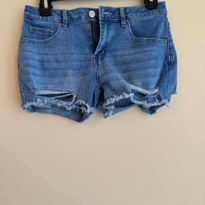 Mifocal Women's Ripped Jean shorts